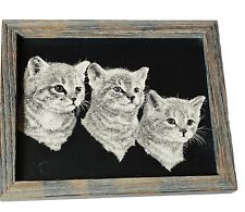 Little kittens etching for sale  Topeka