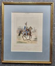 Antique military lithograph. for sale  CANNOCK