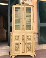 Fine Cupboard Showcase Double Body Baroque Venetian Painted for sale  Shipping to South Africa