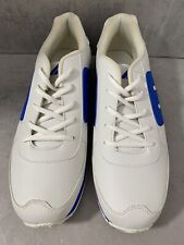 Mitre Mens White + Blue Trainers Size UK 13 EU 47 NEW! for sale  Shipping to South Africa