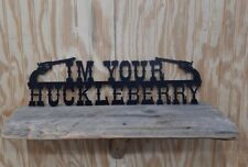Huckleberry metal sign for sale  Hutchinson
