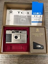 Minolta TC-1 35mm Point & Shoot Film Camera With Original Box And Case, used for sale  Shipping to South Africa