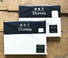 Dorma pair pillowcases for sale  Shipping to Ireland