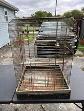 Prevue Hendryx vintage NOS brass 29 x 20 x 20 125 parrot bird cage & 1605 , used for sale  Shipping to South Africa