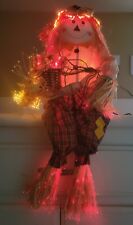 Used, AVON Festive Frankie Fiber Optic Sitting Scarecrow Color Changing for sale  Rancho Cucamonga