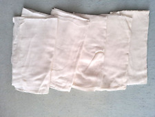 Lot of 5 Vintage Prefold Cloth Diapers 70x68 cm/27,6x26,8 in New Unused 1960's for sale  Shipping to South Africa