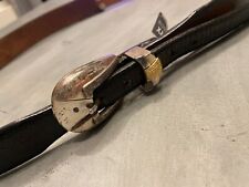 vintage tooled leather belt for sale  Apache Junction