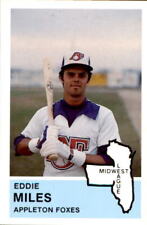 Usado, 1982 Appleton Foxes Fritsch #20 Eddie Miles Fern Creek Kentucky KY cartão de beisebol comprar usado  Enviando para Brazil