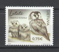 Selo MNH de pássaros, corujas Lituânia 2020 comprar usado  Enviando para Brazil