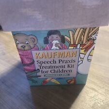 Kit de tratamento Kaufman Speech Praxis para crianças terapia de fala de nível avançado comprar usado  Enviando para Brazil