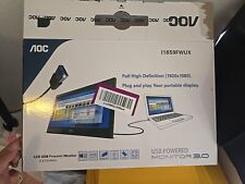 Monitor portátil AOC I1659FWUX 15,6" alimentado por USB #048 comprar usado  Enviando para Brazil