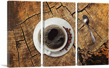 Artcanvas coffee wooden for sale  Niles