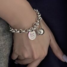 Usado, Moda Plata Buena Suerte Cadena Brazalete Ajustable Mujeres Joyería Regalos segunda mano  Embacar hacia Argentina