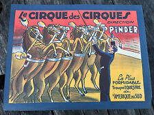 Affiche cirque lithographié d'occasion  Angers-