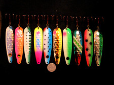 Warrior Salmon Trout Walleye Trolling Spoons Downrigger Fishing Lures for sale  Shipping to South Africa