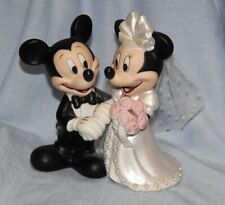 Decoração de bolo de porcelana para noiva e noivo Disney Mickey Mouse & Minnie - BOM! comprar usado  Enviando para Brazil
