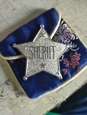 vintage sheriff badge for sale  CHEPSTOW