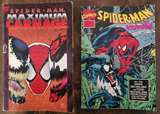 Spiderman Maximum Carnage TPB PRIMERA impresión fuera de imprenta y Spider-Man vs Venom McFarlane segunda mano  Embacar hacia Mexico