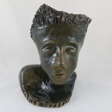 Escultura BUSTO Ceramica de Autor AG Firma Modernista Estilo Impresionista segunda mano  Embacar hacia Argentina