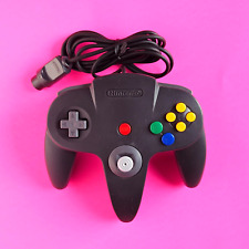 Controle oficial Nintendo 64 preto/cinza AUTÊNTICO 👾 FABRICANTE DE EQUIPAMENTO ORIGINAL N64 NUS-005 USADO comprar usado  Enviando para Brazil
