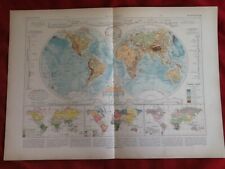 Carte mappemonde atlas d'occasion  Draguignan