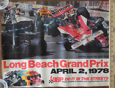 Póster de Long Beach Grand Prix 1978, Do It In the Streets, coche Marlboro en una rueda segunda mano  Embacar hacia Argentina