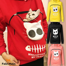 Pull capuche chat d'occasion  Rosporden