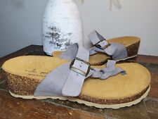 Sandálias de couro Mila Paoli - Tamanho 8 comprar usado  Enviando para Brazil