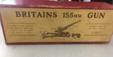 Used, W BRITAINS 150MM WAR GUN #2064- SHELL CASE - LOADER - 5 SHELLS - WITH BOX! for sale  Shipping to South Africa