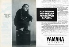 1991 2pg Print Ad of Yamaha T100C Tube Amplifier w Mike Soldano for sale  Shipping to South Africa