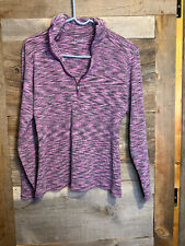 Suéter Columbia Para Mujer Grande 1/4 Cremallera Manga Larga Púrpura Rendimiento Pullover segunda mano  Embacar hacia Argentina