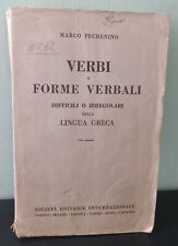 Verbi forme verbali usato  Pontassieve