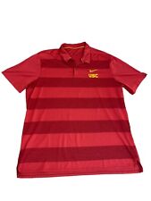 Used, Nike Mens Polo Shirt University of Southern California burgundy size XL Trojans for sale  Shipping to South Africa