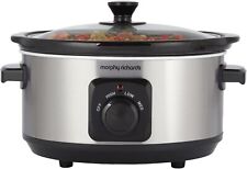 Morphy Richards 3.5L Slow Cooker - Brushed Stainless Steel 460017 (12650/A4B2) for sale  Shipping to South Africa