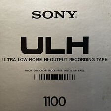Usado, Sony ULH-11-1100-L Carretel Fita de Gravação, Parte Traseira Brilhante, LP, 10" Carretel Plástico, 3600 f comprar usado  Enviando para Brazil