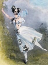 Occasion, Marie Taglioni dans Zéphire et Flore (Alfred Edward Chalon) - poster métal d'occasion  Montreuil