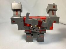 Figura de acción de lujo de Minecraft Dungeons Redstone Monstrosity 10""x7"" grande en excelente condición segunda mano  Embacar hacia Argentina