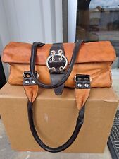 Gorgeous Rust Soft Italian Leather Tote Bag Lavorazione Purse  for sale  Shipping to South Africa