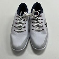Zapatillas de golf Nike para hombre Lunarlon sin clavos 899633-102 blancas con cordones talla 8 segunda mano  Embacar hacia Argentina
