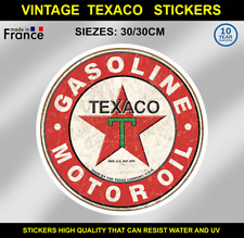 Texaco vintage stickers d'occasion  Argenteuil