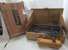 Coleman Camp Stove Gold Bond Stove 413G 1972 With Box Camping Old Vintage Rare ⬇ for sale  Shipping to South Africa