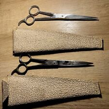Usado, Lote 2 tesouras tesouras para corte de cabelo profissional barbeiro salão de beleza comprar usado  Enviando para Brazil