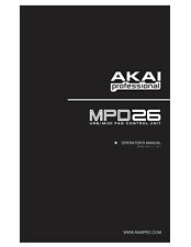 Manual de instruções do proprietário Akai MPD26 comprar usado  Enviando para Brazil