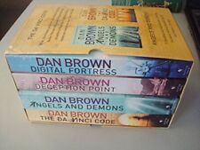 Dan Brown Box Set of 4 Book The Cheap Fast Free Post segunda mano  Embacar hacia Argentina