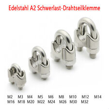 Drahtseilklemme Bügelklemme Edelstahl Rostfrei V4A Seilklemmen 2-32mm Drahtseil comprar usado  Enviando para Brazil