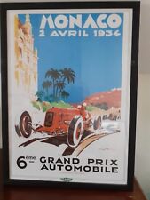 monaco grand prix poster for sale  GOOLE