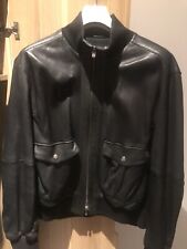 Armani leather jacket for sale  HUDDERSFIELD