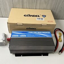 Giandel 24 volts 2000W inversor de energia onda senoidal pura DC 24V para AC120V comprar usado  Enviando para Brazil