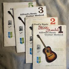 Alfred's Basic Guitar Method Books 1,2,3,5 Paperback Guitar Individual for sale  Shipping to South Africa