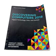 Discovering Computers ©2018: Digital Data, libro de bolsillo, de Vermaat, Misty E. B segunda mano  Embacar hacia Argentina